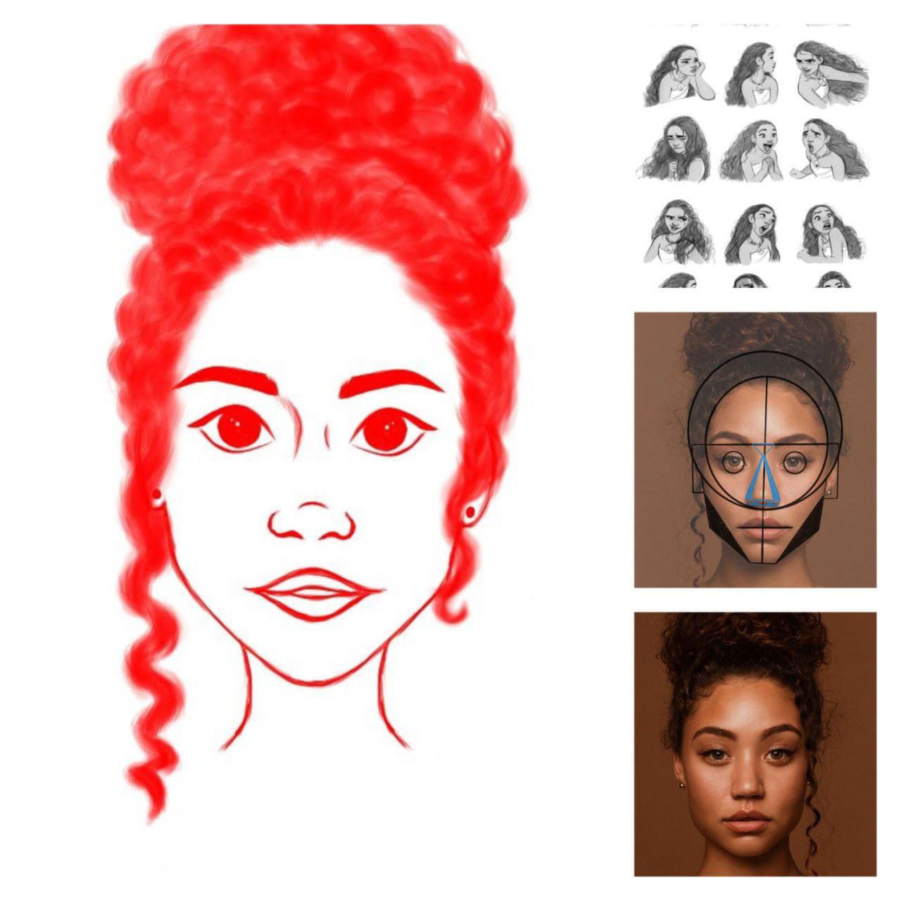 Character Design Practice - Faces and Style